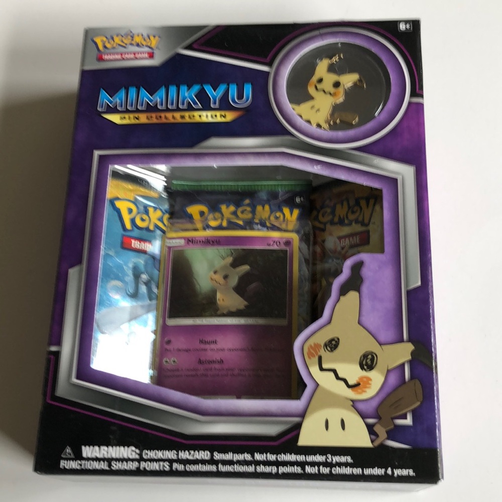 Pokémon TCG Mimikyu Pin Collection Box NWT